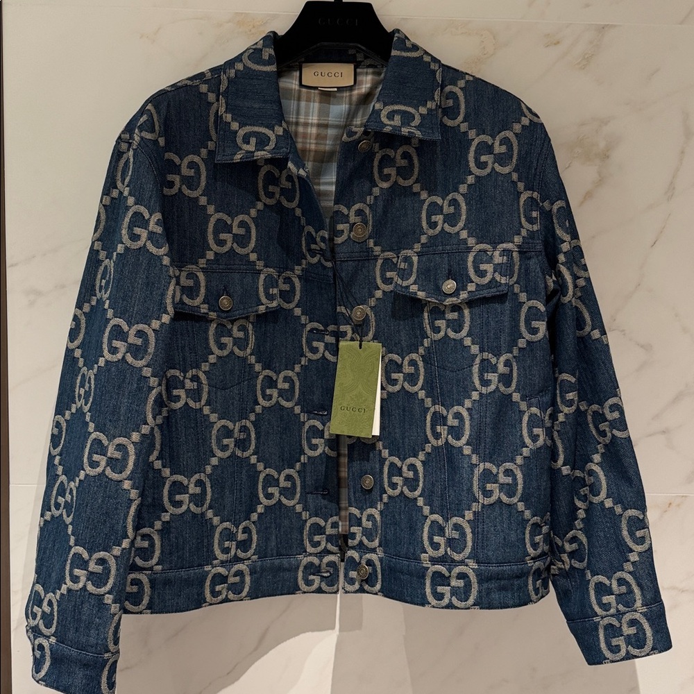 Gucci GG Jumbo Denim Women's Jacket - Picture 3 of 9